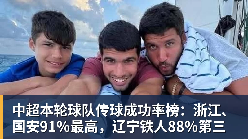 华体会体育中超本轮球队传球成功率榜：浙江、国安91%最高，辽宁铁人88%第三