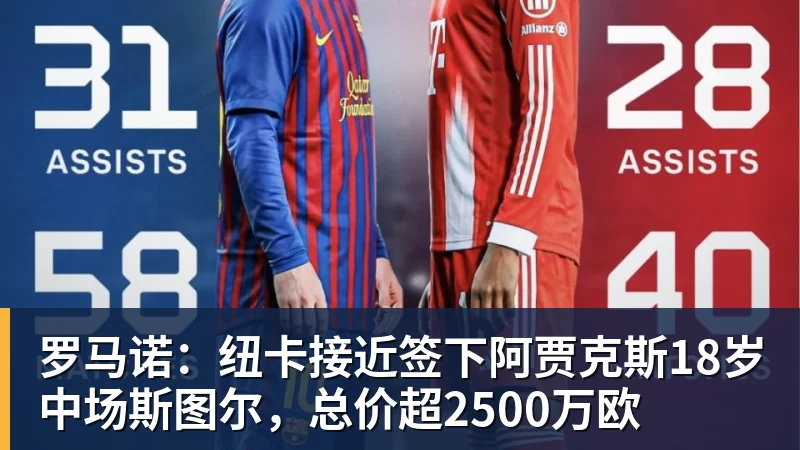 华体会体育罗马诺：纽卡接近签下阿贾克斯18岁中场斯图尔，总价超2500万欧